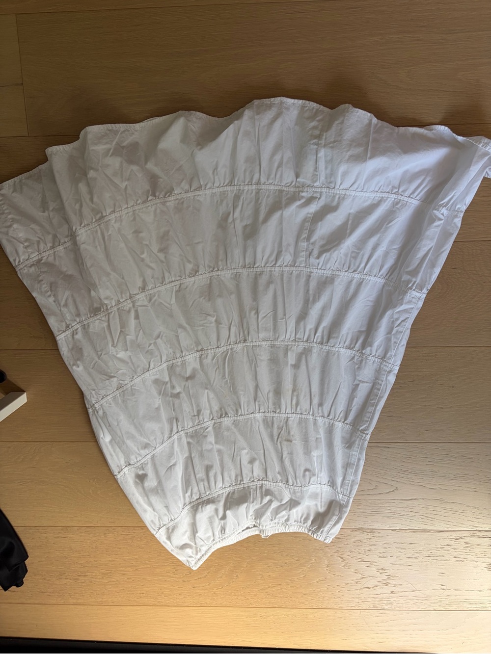 Aritzia White Tiered Maxi Skirt - Picture 2 of 2